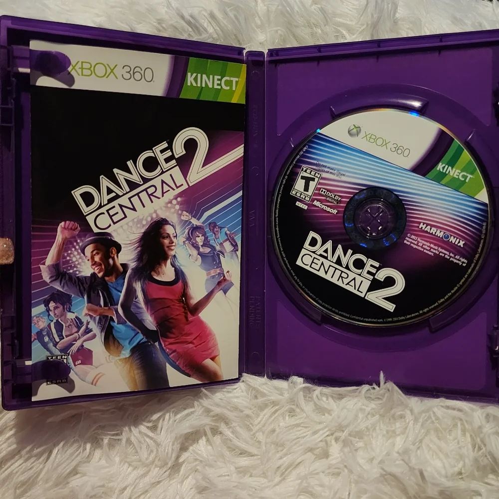 Microsoft XBox 360 Kinect Dance Central 2 Game With Instruction Booklet